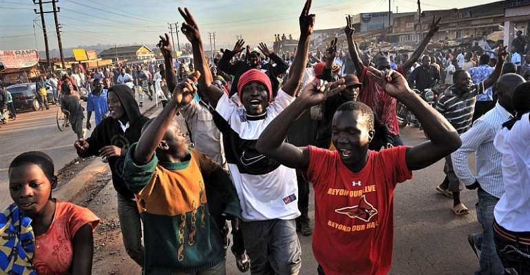 Young people constitute over 77% of Uganda's population - Source: EPA/YANNICK TYLLE
