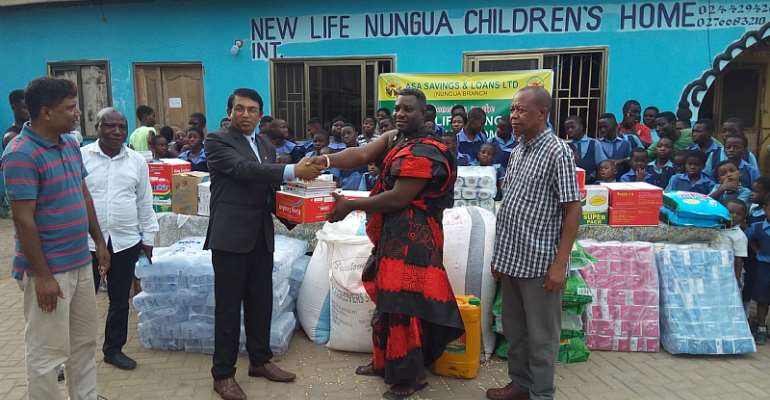 ASA Savings And Loans Donate To Nungua Orphanage