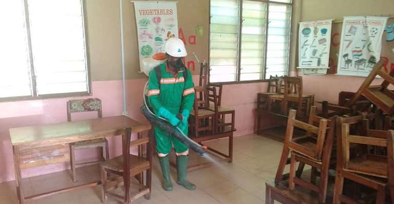 Schools in Eastern region undergo fumigation and disinfection
