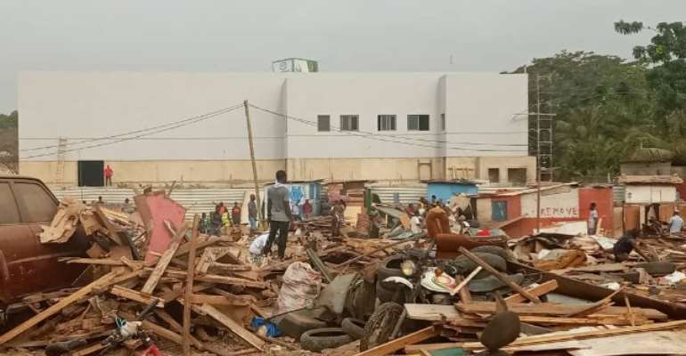 Over 100 Illegal Structures Demolished At Kawukudi