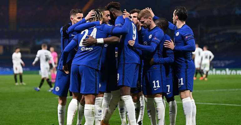 TAMMY ABRAHAM OF CHELSEA CELEBRATES AFTER SCORING HIS TEAM'S THIRD GOAL
IMAGE CREDIT: GETTY IMAGES