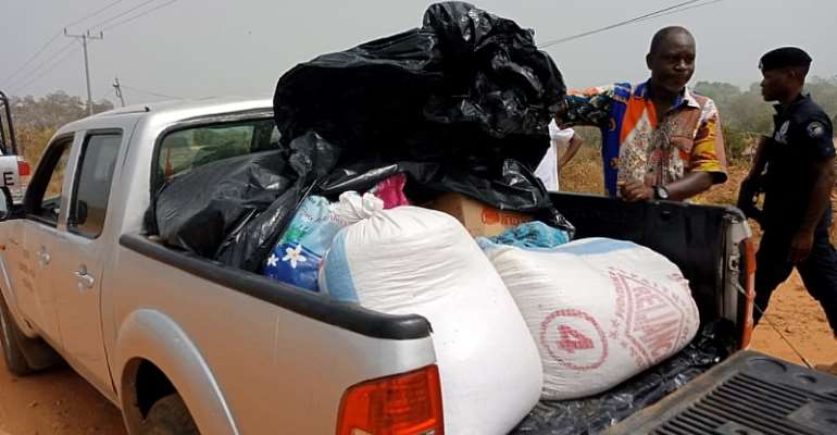 Some of the items intercepted by the police