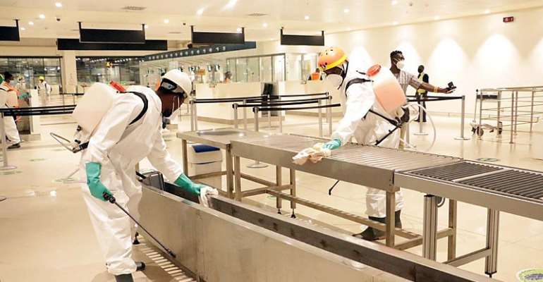 Kotoka International Airport undergoes massive disinfection