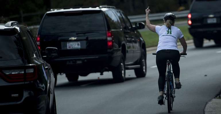 Woman Who Showed Donald Trump Middle Finger Sign Sacked From Work