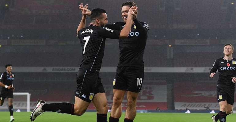 PL: Arteta's Arsenal Hammered 3:0 By Aston Villa