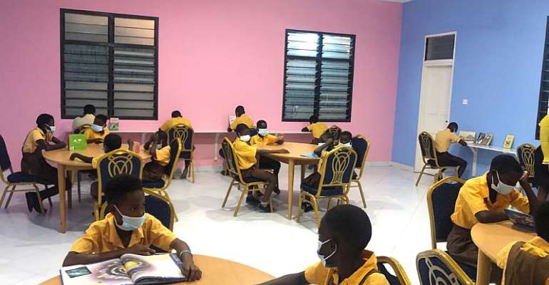 Afenyo-Markin hands over 14th library to constituency