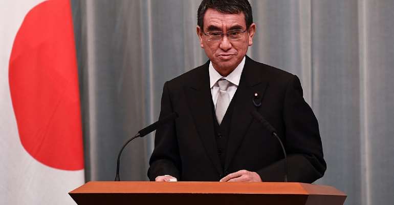 Taro Kono acknowledged the uncertainty lingering over the Tokyo 2020 Olympic Games ©Getty Images
