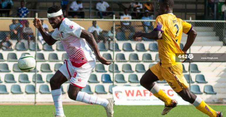 Sharp shooting Daniel Lomotey outscores six clubs, ties with Asante Kotoko SC after matchday 8