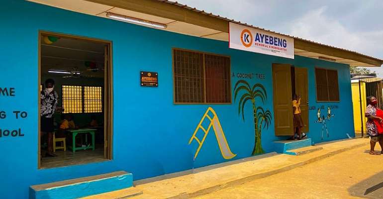 Karpowership Ghana renovates Ayebeng Memorial Kindergarten block; gives school facelift