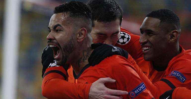 Shakhtar Donetsk celebrate scoring against Real Madrid
Image credit: Getty Images