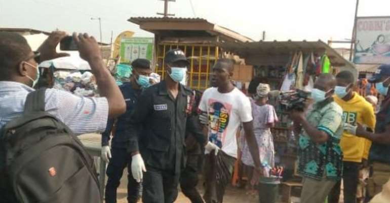 50 arrested for breaching COVID-19 protocols at Dunkwa-on-Offin