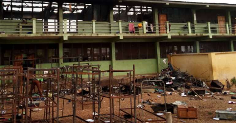 135 Students Affected By Fire At Konongo Odumase SHS