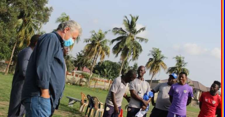VIDEO: Kosta Papic takes charge of first Hearts of Oak training ahead of Karela Utd meeting