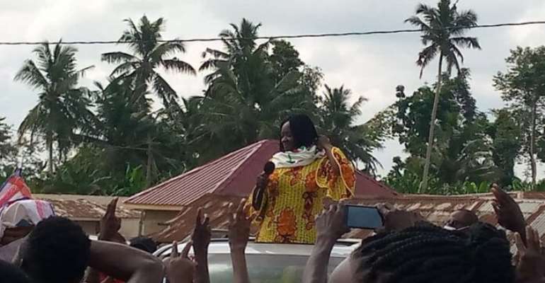 Take NPP’s money but don’t vote for them – Naana Jane to Asikuma residents