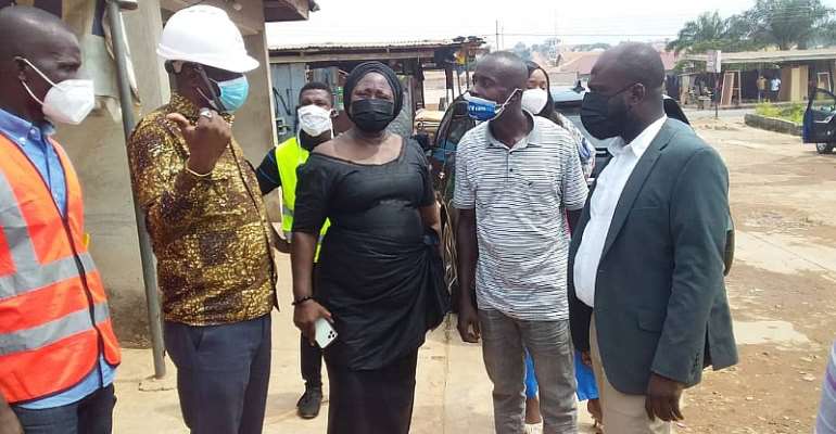 Asokwa MP, MCE inspect roads under construction in 12 electoral areas
