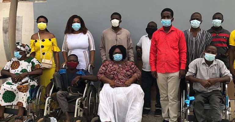 Otiko Djaba donates 59 wheelchairs to PWDs as she marks her 59th birthday