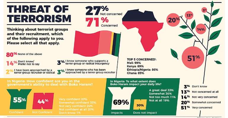 70% Of African Youth Are Concerned About Terrorism – African Youth Survey