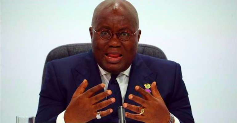 The Ghanaian leader, Nana Akufo Addo, photo credit: Ghana media