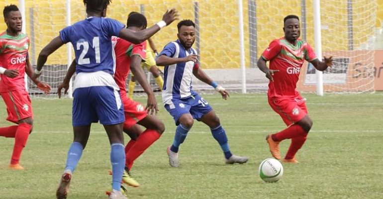 GHPL: Tough fixture between Great Olympics and Karela United ends goalless
