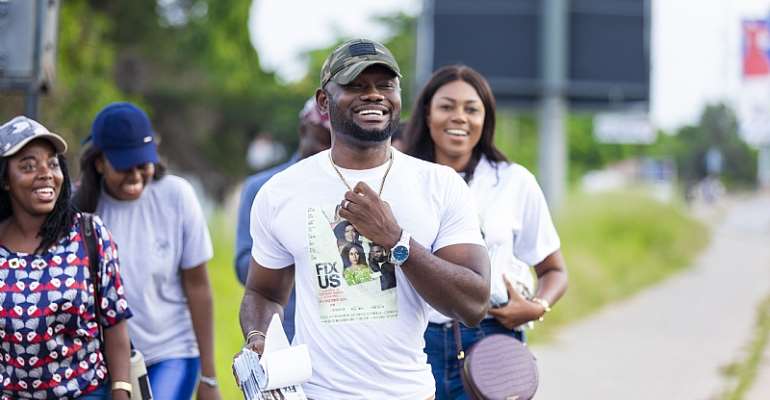 Yvonne Nelson, Prince David Storm Accra Streets over ‘Fix Us’ Premiere On December 6