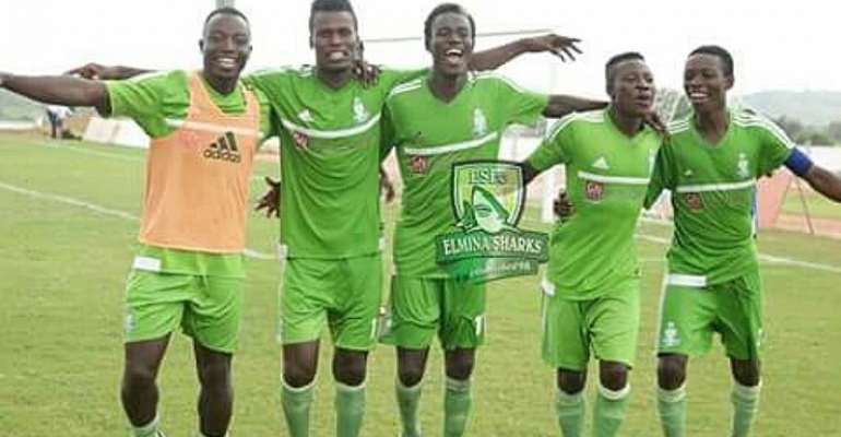 GHPL: Elmina Sharks defeat Bechem United 2-1 as tough encounter ends in dramatic fashion