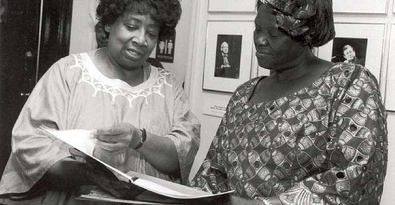 Author:Doris Green and Wangari Maathai, the first African recipient of the NOBEL PEACE PRIZE in 2004