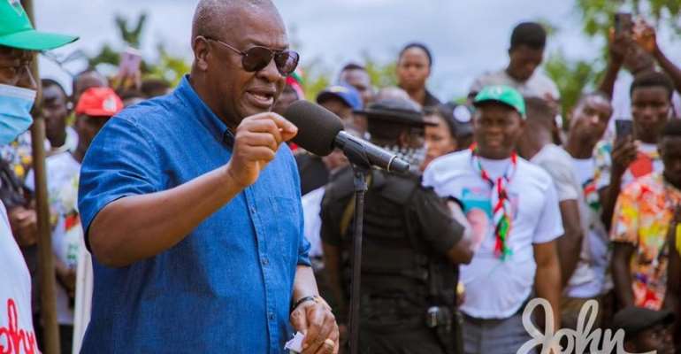 I’ll rescue you from Akufo-Addo’s ‘all-talk-no-action’ gov’t – Mahama to Ghanaians