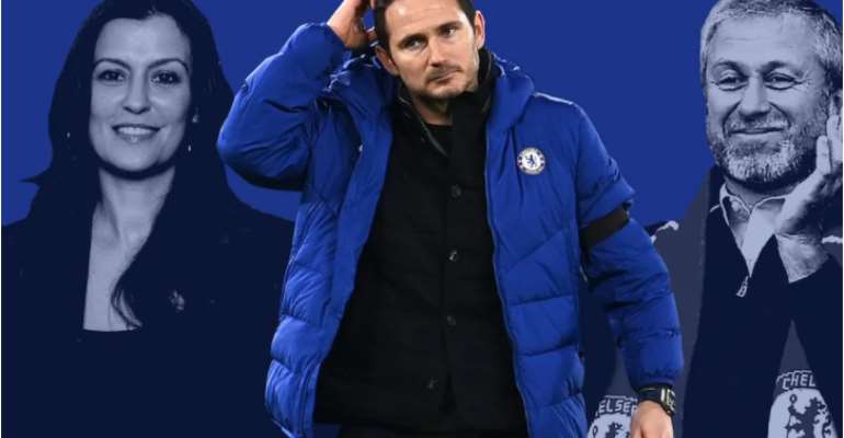 Frank Lampard was sacked by Chelsea on Monday
CREDIT: Custom pic