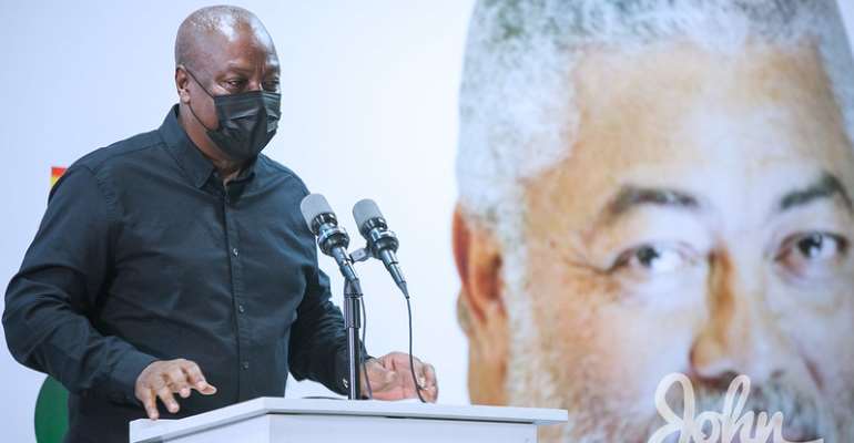 Mahama urges NDC members to honour Rawlings by ensuring unity