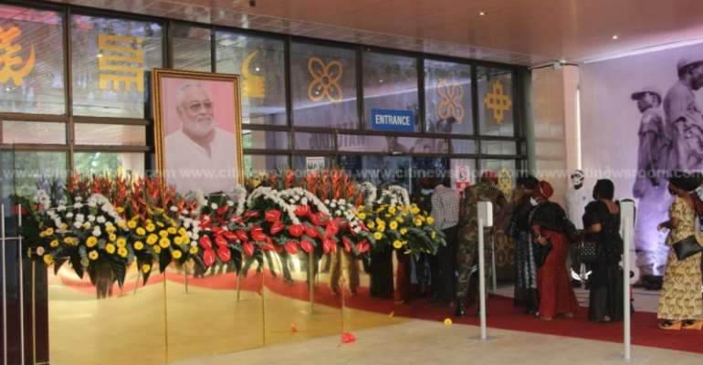 Akufo-Addo, former Heads-of-State file past Rawlings today