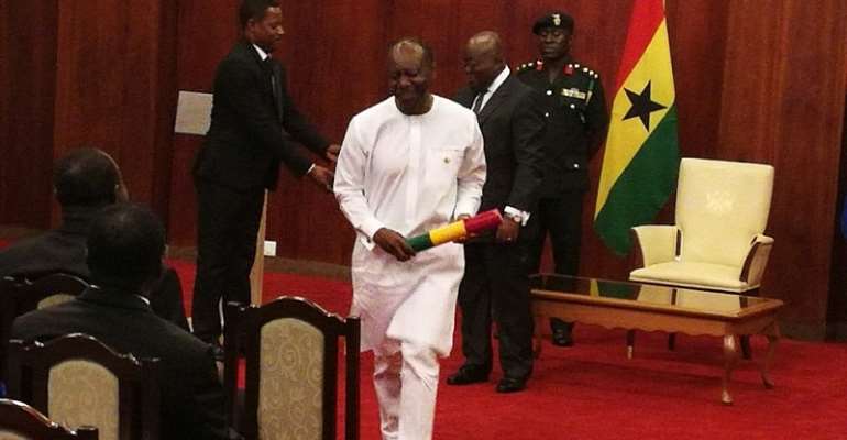 Nana Addo swears in 12 ministers