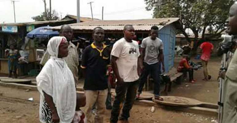 Some members of the Concerned Youth of Ashaiman Tulaku