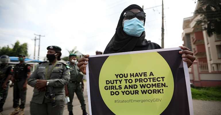 The response to domestic violence by the police in Ghana and Nigeria is lacking. - Source: Getty Images