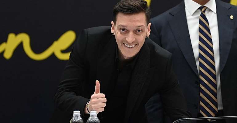 Mesut Ozil at his presentation as a Fenerbahce player
Image credit: Getty Images