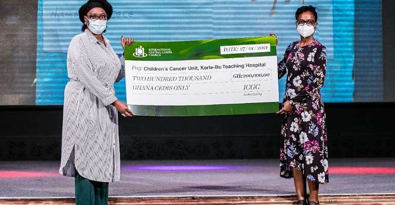 ICGC Christ Temple’s support to Korle Bu Children’s Cancer Unit a lifesaving gesture – Dr. Renner