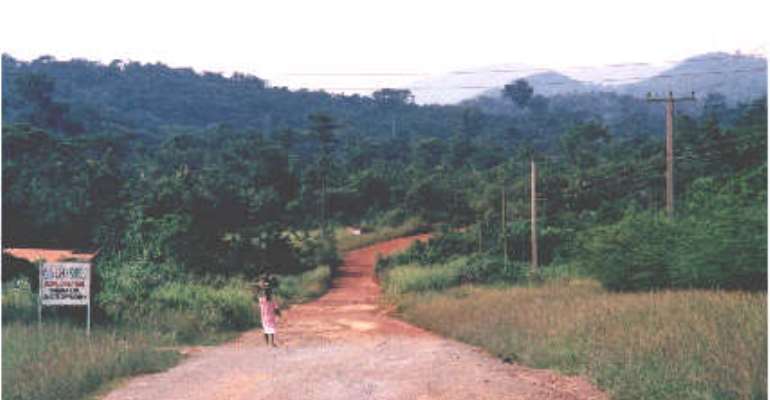 Road construction discontinued