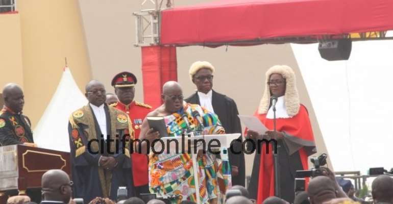 Nana Addo Sworn In As Ghanas 5th President Of 4th Republic 3481