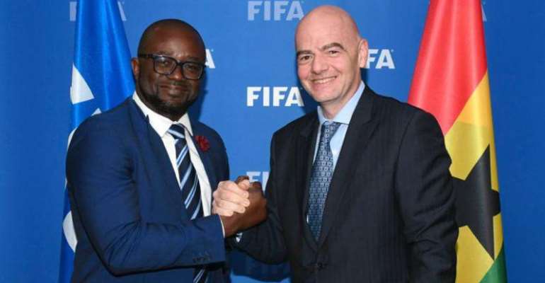 Kurt Okraku applauds GFA staff for ensuring timely arrival of FIFA Covid-19 relief fund