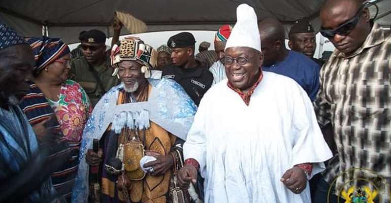 President Akufo-Addo: One Man With Many Chieftaincy Titles