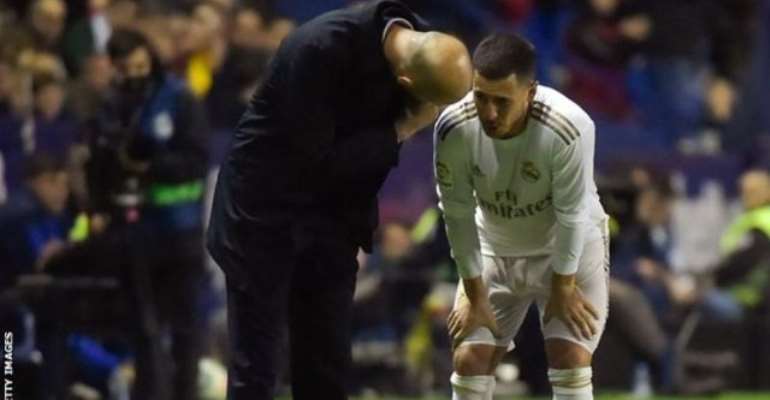 Real Madrid's Hazard to miss City Barcelona clashes with fibula fracture Real Madrid's Hazard to miss City Barcelona clashes with fibula fracture