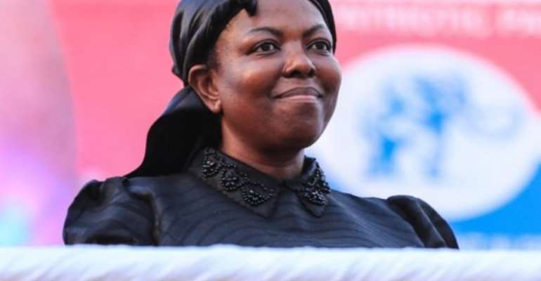 The Minority in Parliament today boycotted the swearing in of Lydia Alhassan. They walked out with the inscription, “Bloody Widow”
