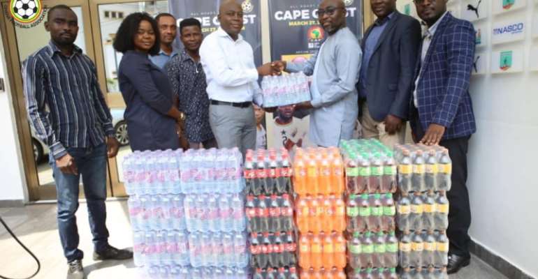 Special Ice Company Makes Donation TO Ghana FA