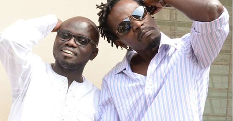 Kwaw Kese and his fallen manager Fennec Okyere | Adomonline.com