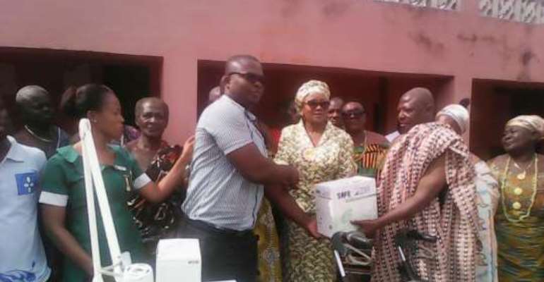 Agona West MP donates equipment to Nyakrom health centre