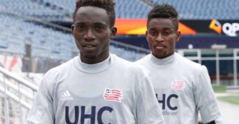 Ghanaian trialists Moses Sarpong and Frederick Opoku join New England Revolution
