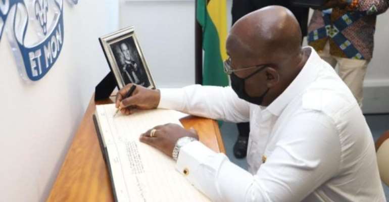 Akufo-Addo signs Book of Condolence for Prince Philip