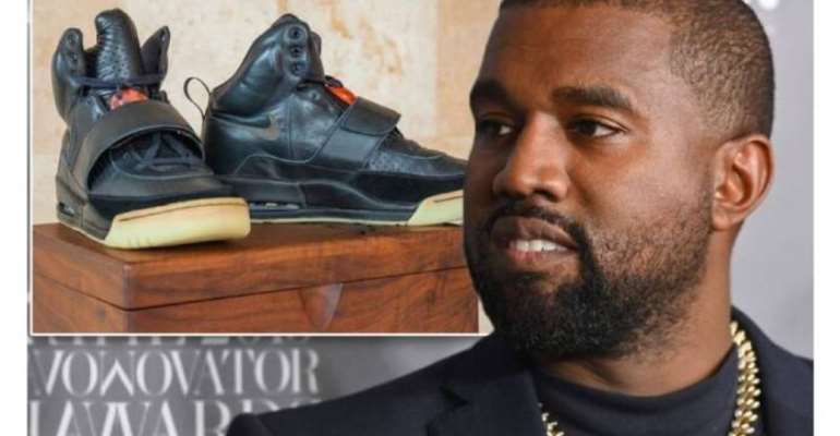 Kanye West's sneakers goes for $1million, the most expensive in the world