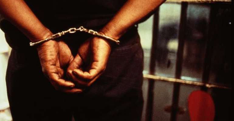 A suspected National Security Imposter arrested by Police