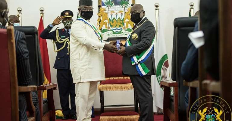 Akufo-Addo grabs Sierra Leone’s highest national award