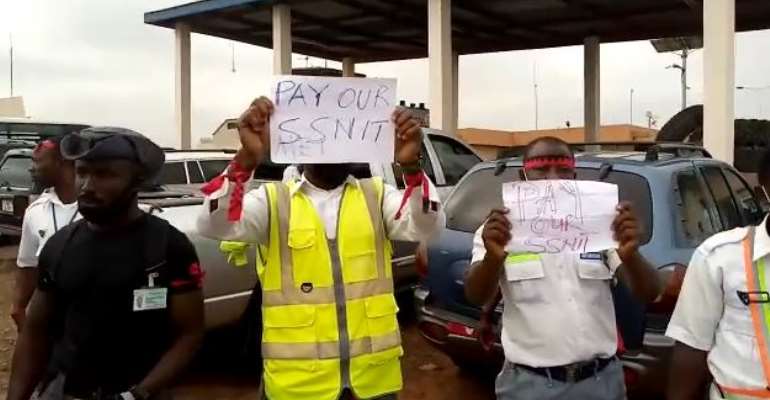 Striking Kumasi Airport security officials back to work